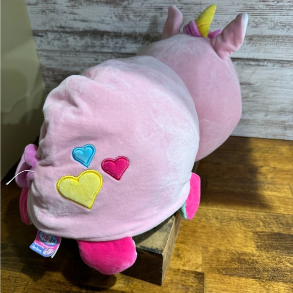 17 INCH Flip a Zoo Mushmillows  Plush Stuffed Animal Green Dragon Pink Unicorn - Picture 6 of 9